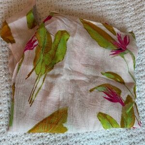 Coniglio Wrap Around Slit Midi in Birds of Paradise Island Breeze